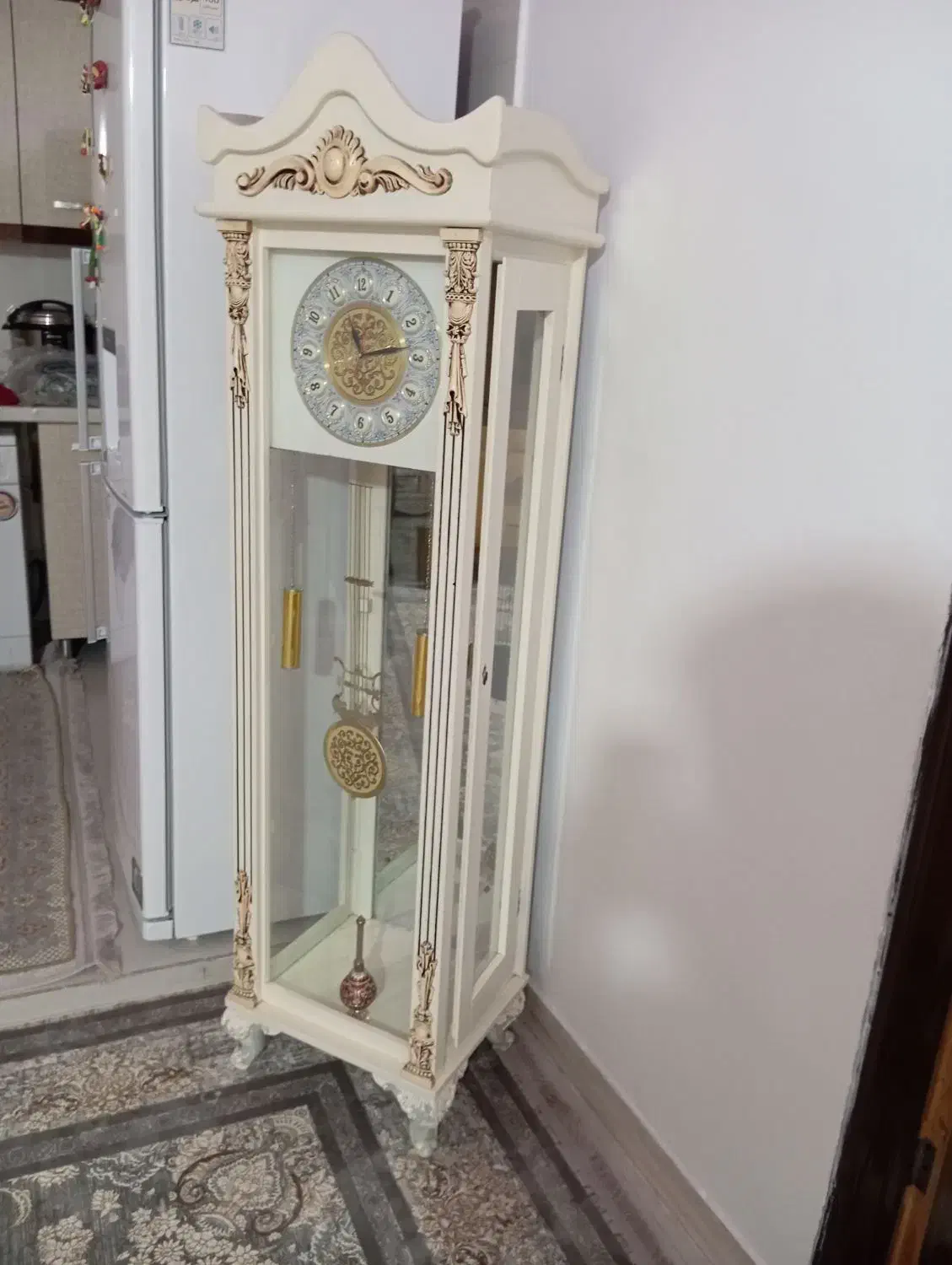 ساعت قالی زیر تلویزیون|ساعت دیواری و تزئینی|سنندج, |دیوار