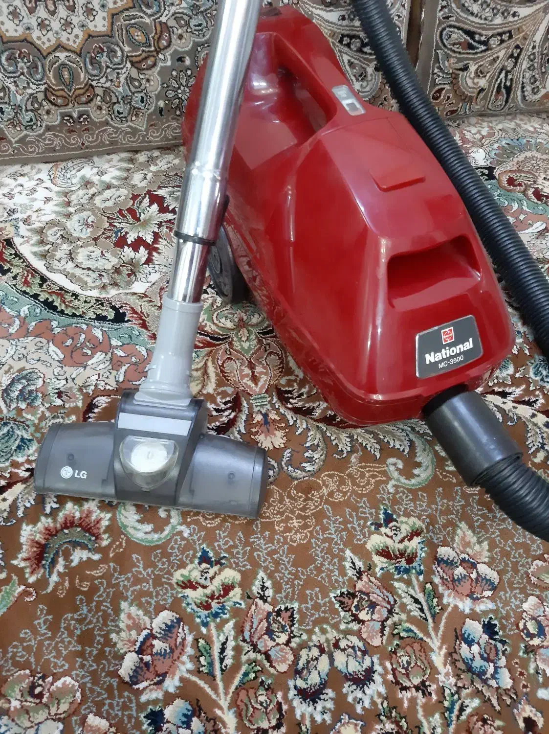 جاروبرقی ناسیونال|جاروبرقی، جارو شارژی، بخارشو|قم, منبع آب|دیوار