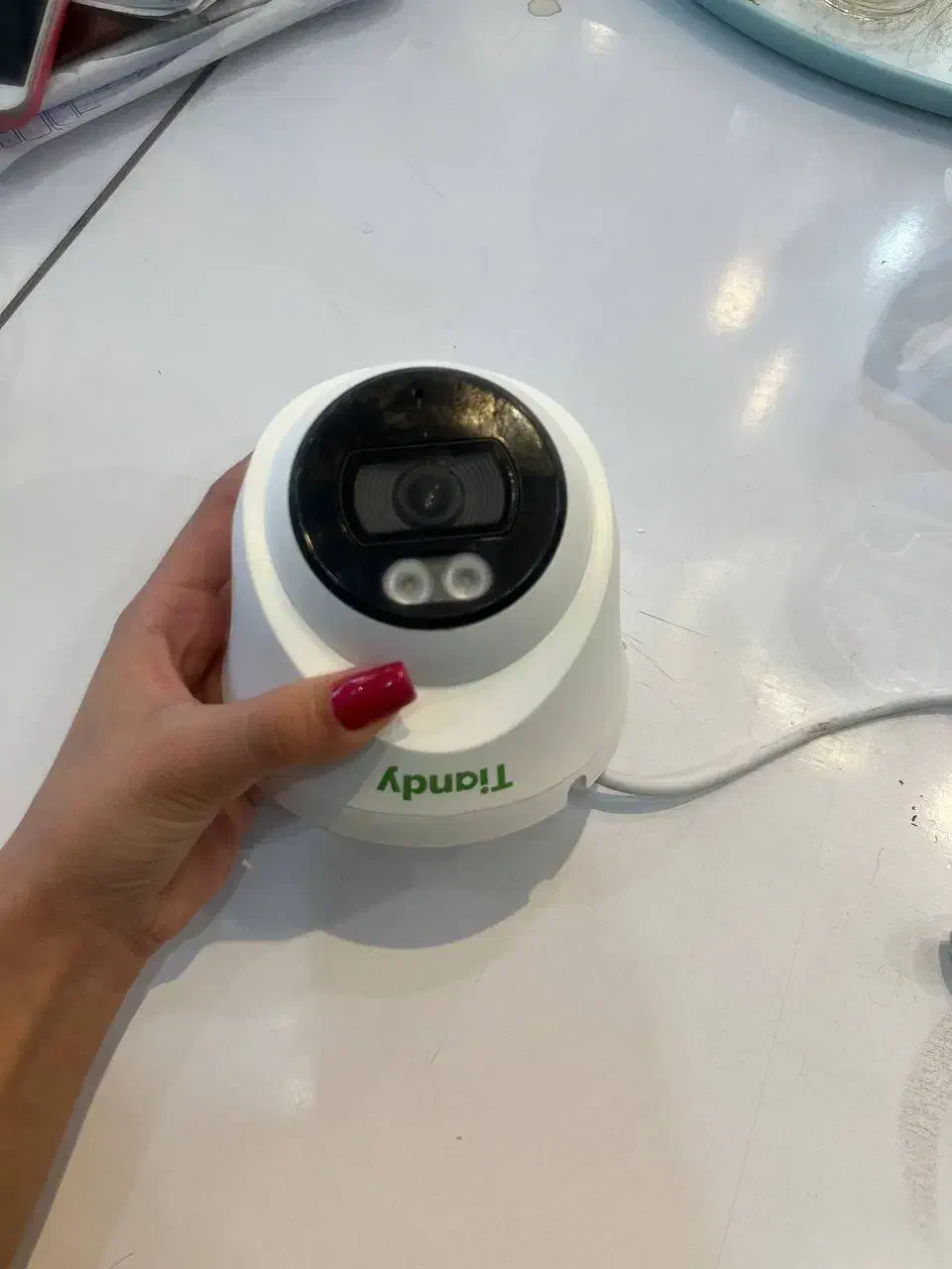 دوربین مداربسته Tiandy مدل IP اتصال به دزدگیر قسطی|دوربین مداربسته|سیرجان, |دیوار