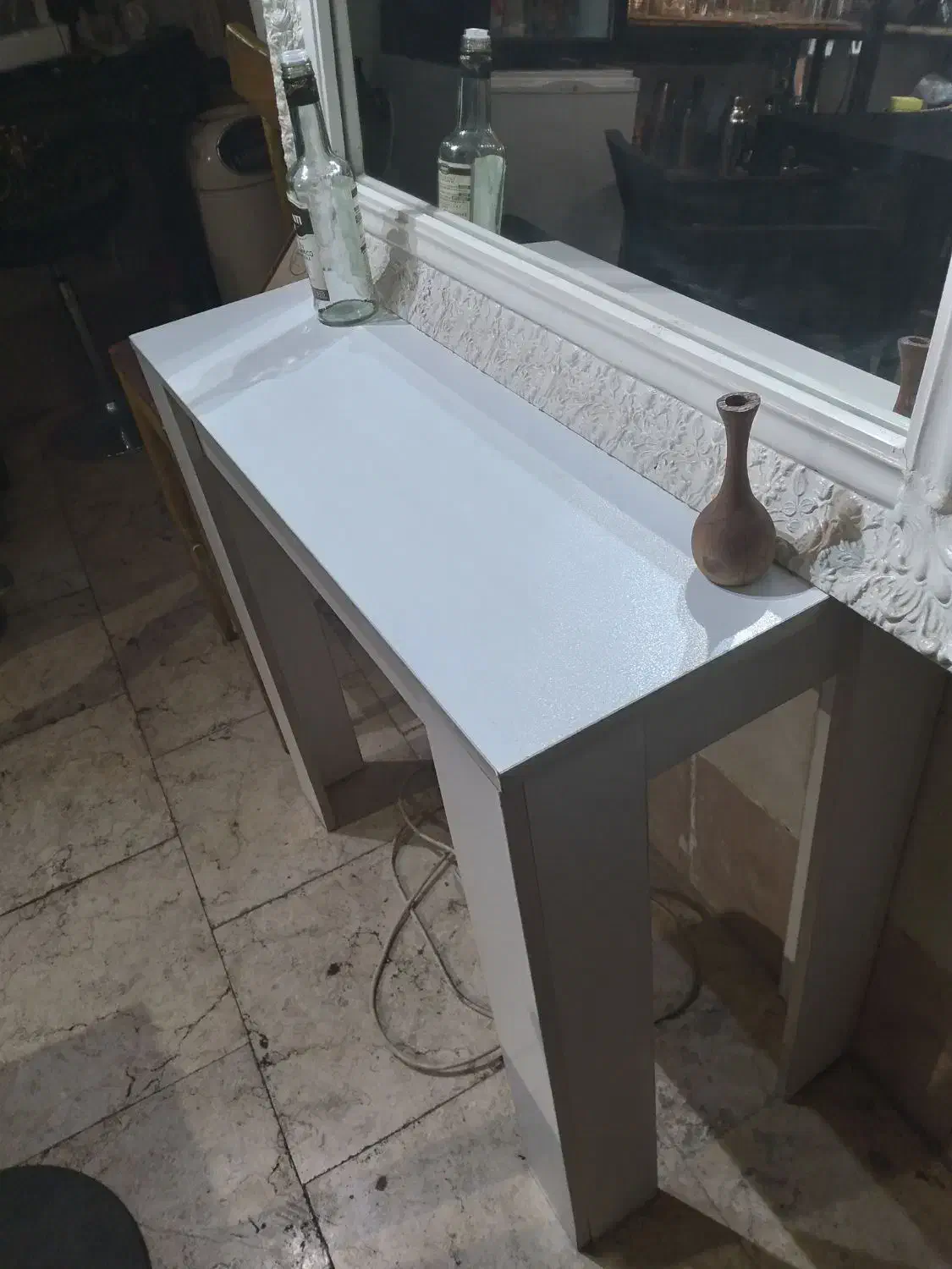 آینه.آیینه همراه با میز کنسول چوبی.اصل نو با|آینه|تهران, چیتگر شمالی|دیوار