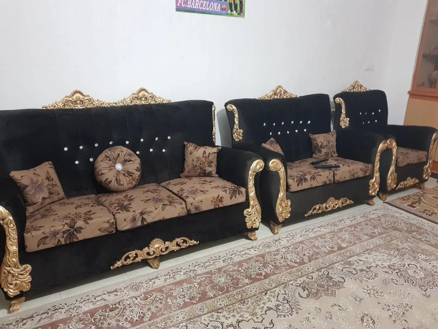 فروش مبلمان 7 نفره سالم با قیمت مناسب|مبلمان خانگی و میز عسلی|بابل, |دیوار