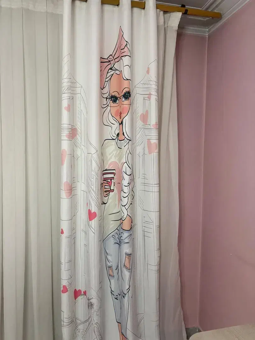 پرده مناسب اتاق کودک|پرده، رانر، رومیزی|آبیک, |دیوار