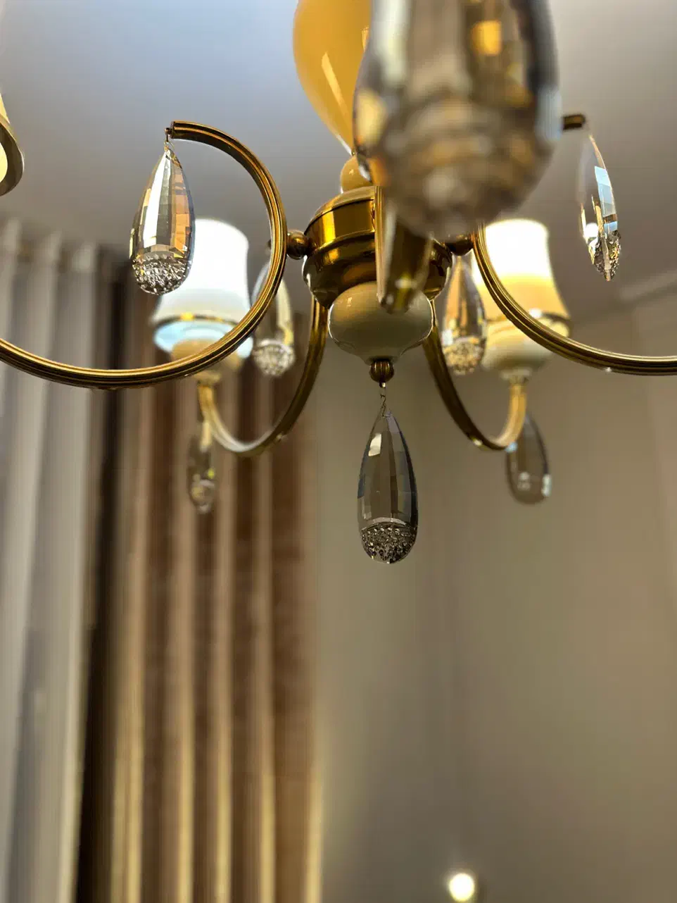 یک جفت لوستر وارداتی در حد جهیزیه|لوستر و چراغ آویز|تهران, تهرانسر شمالی|دیوار