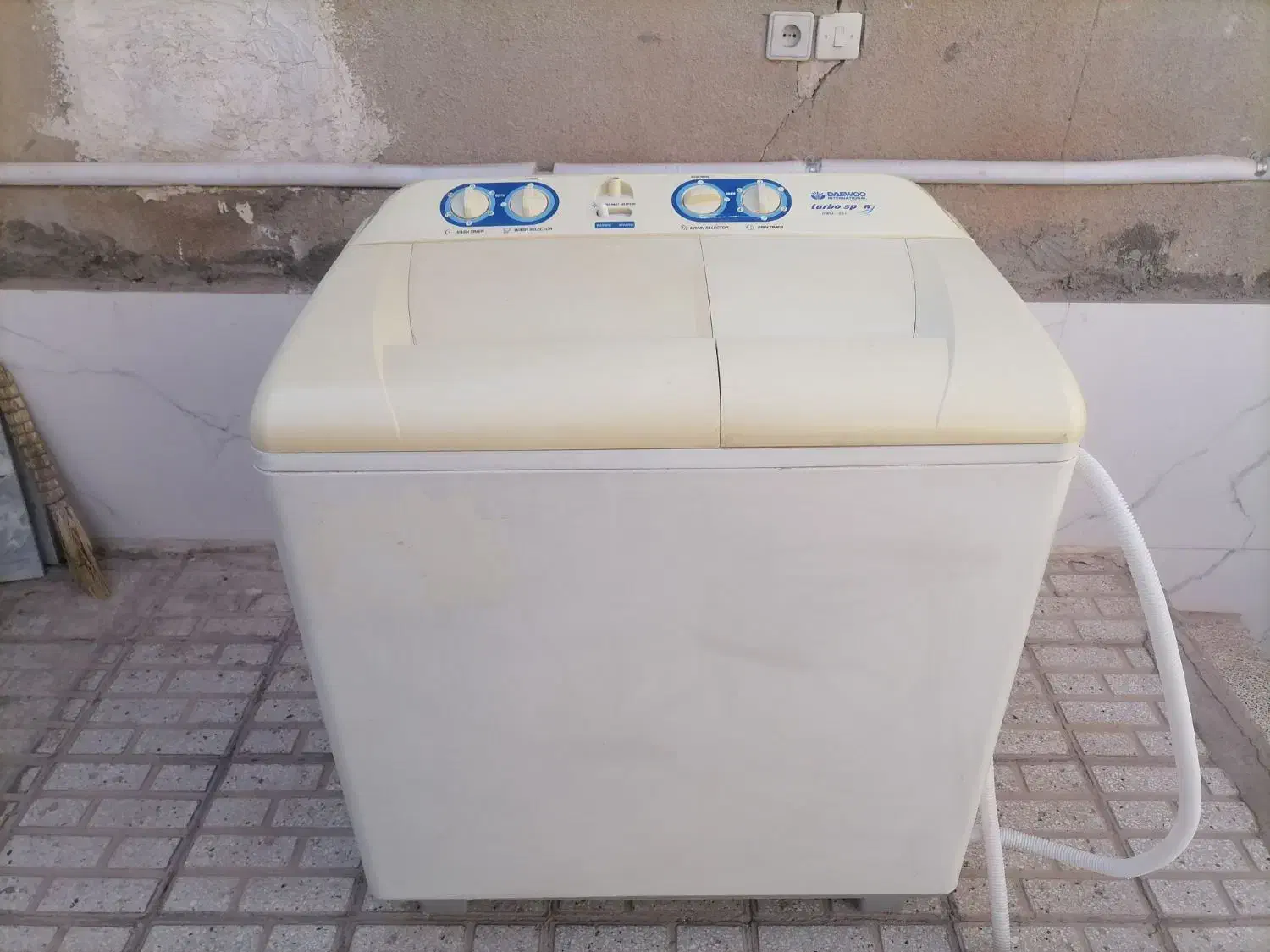 لباسشویی دو قلو مارک دوو ظرفیت 10 کیلویی|ماشین لباسشویی و خشککن لباس|کاشمر, |دیوار