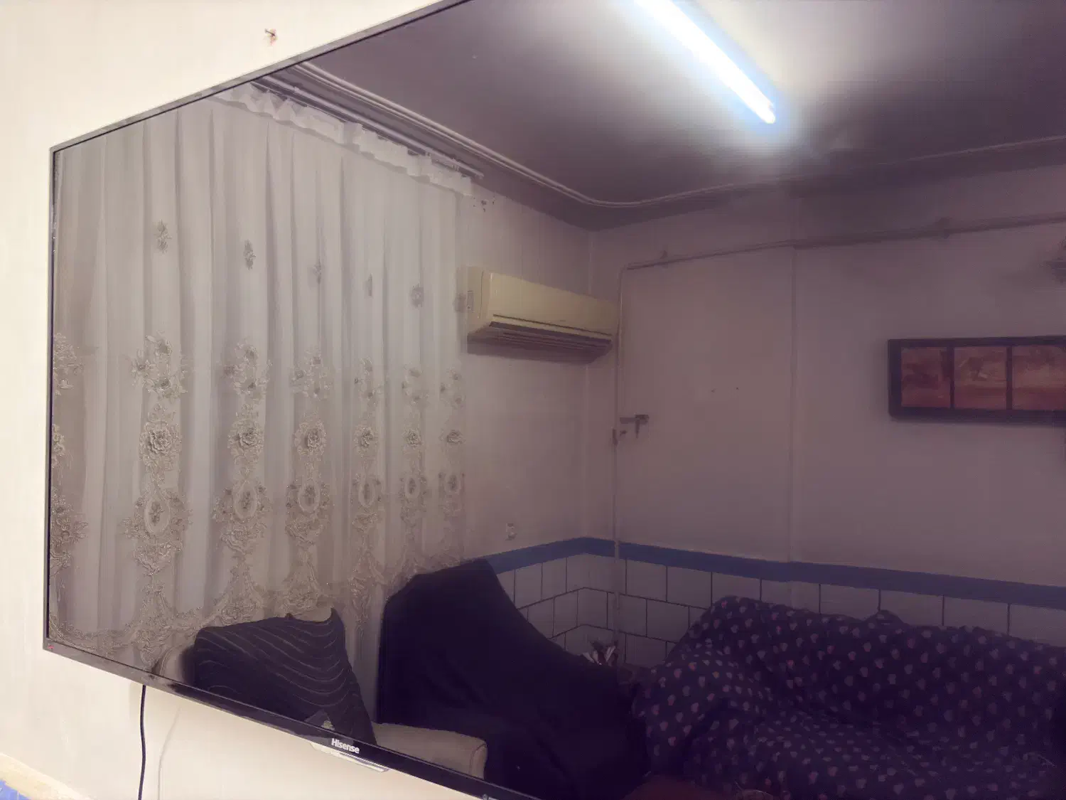 تلوزیون ۵۵ اینچ|تلویزیون و پروژکتور|شوش, |دیوار