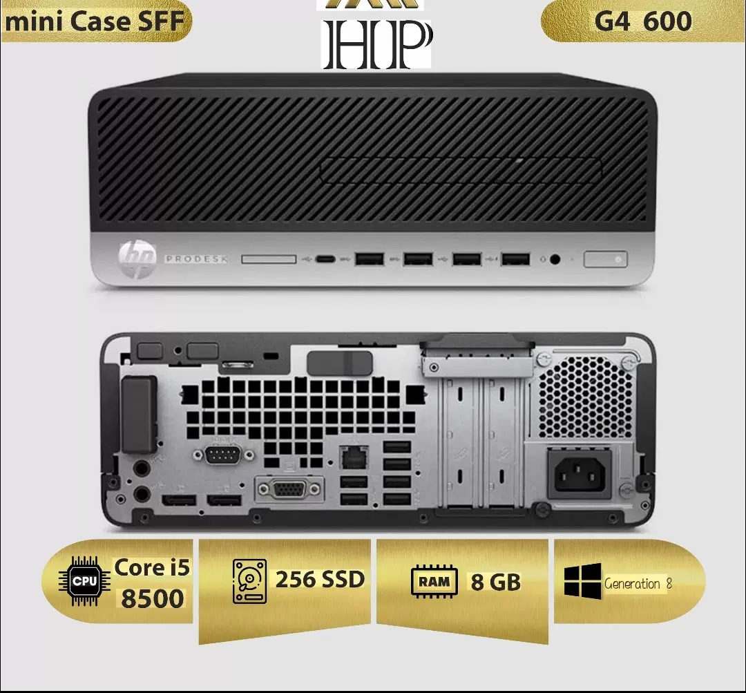 مینی کیس نسل هفتم hp core i5 7th Ram 8DDR4 SSD 256|رایانه رومیزی|تهران, بلوار کشاورز|دیوار