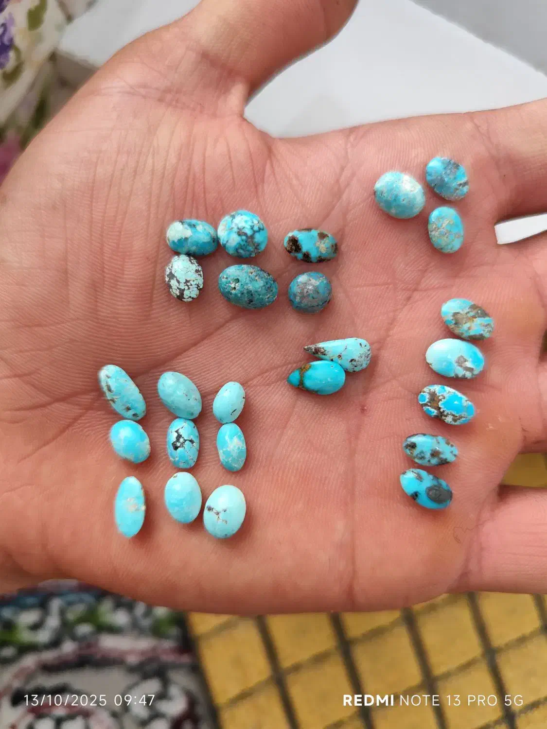 سنگ فیروزه نیشابور اصل|جواهرات|زرند, |دیوار