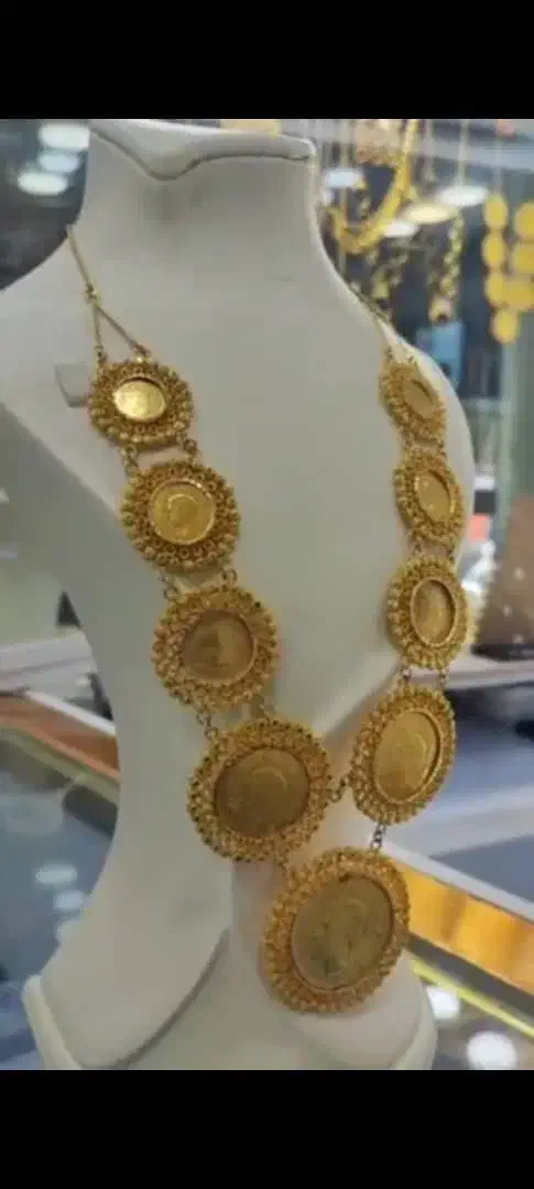 فروش گردنبند گشنیزی  بزرگ اعیانی پایه پنج|جواهرات|دشمن زیاری, |دیوار