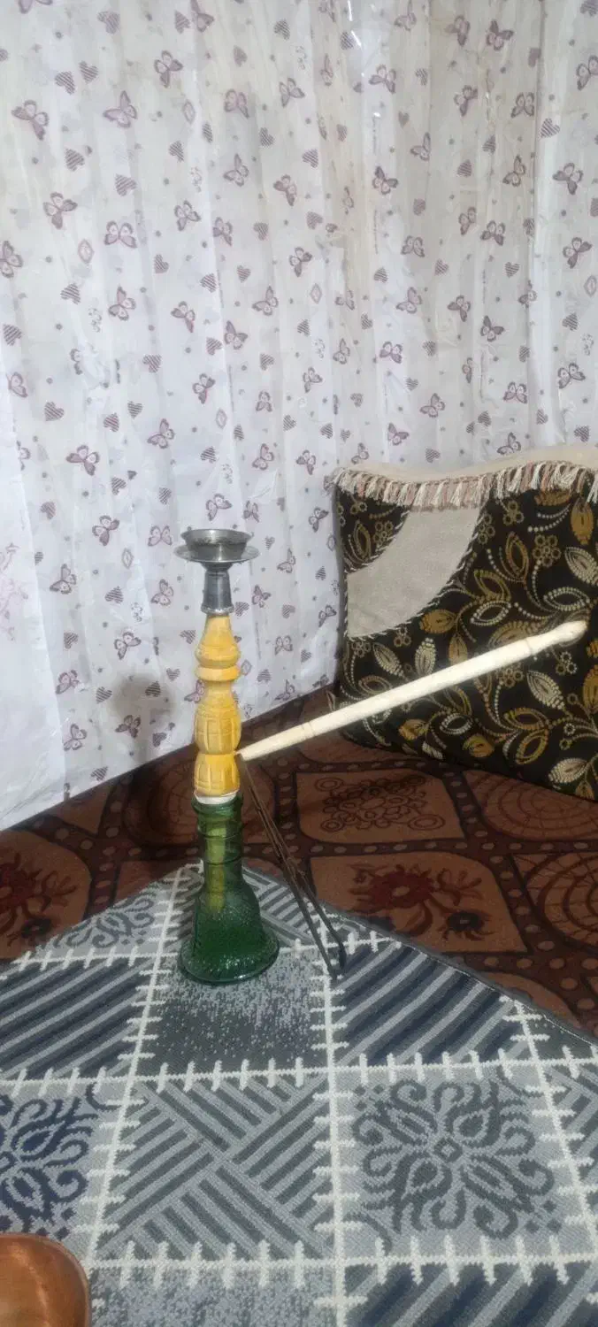 قلیون تنه چوبی|صنایع دستی و سایر لوازم تزئینی|مشهد, عیدگاه|دیوار