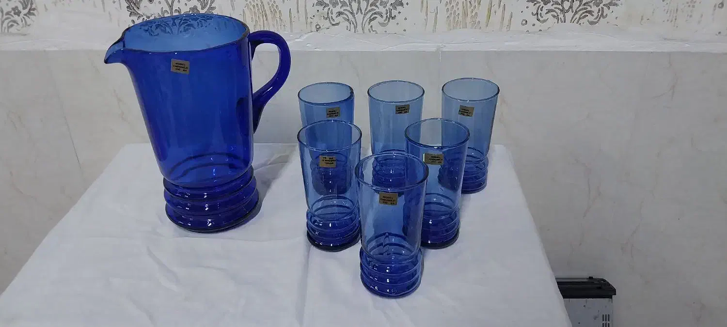 پارچ لیوان آنتیک و قدیمی|کلکسیون اشیاء عتیقه|اردبیل, |دیوار