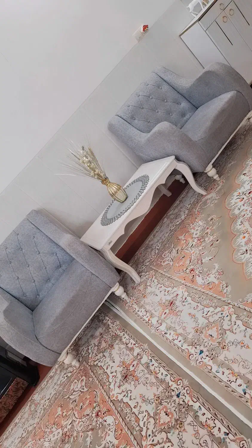 مبل راحتی طوسی|مبلمان خانگی و میز عسلی|حمیدیا, |دیوار