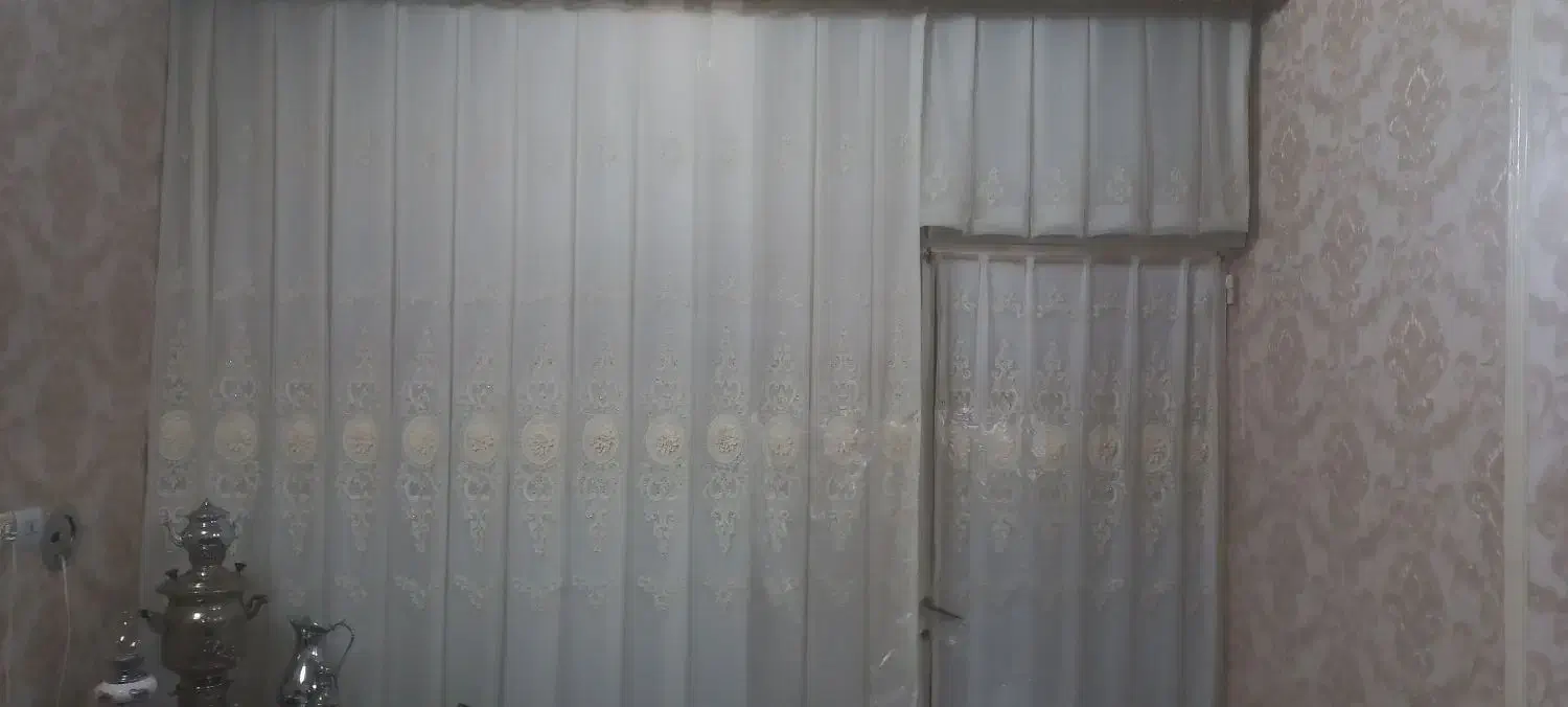 پرده|پرده، رانر، رومیزی|قم, وادی السلام|دیوار