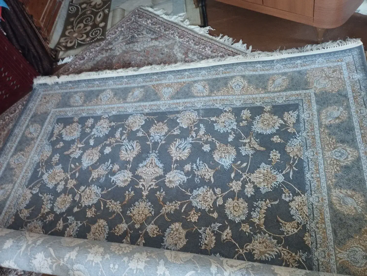 یک جفت فرش برجسته ستاره فروزان 1200شانه|فرش|بجنورد, |دیوار