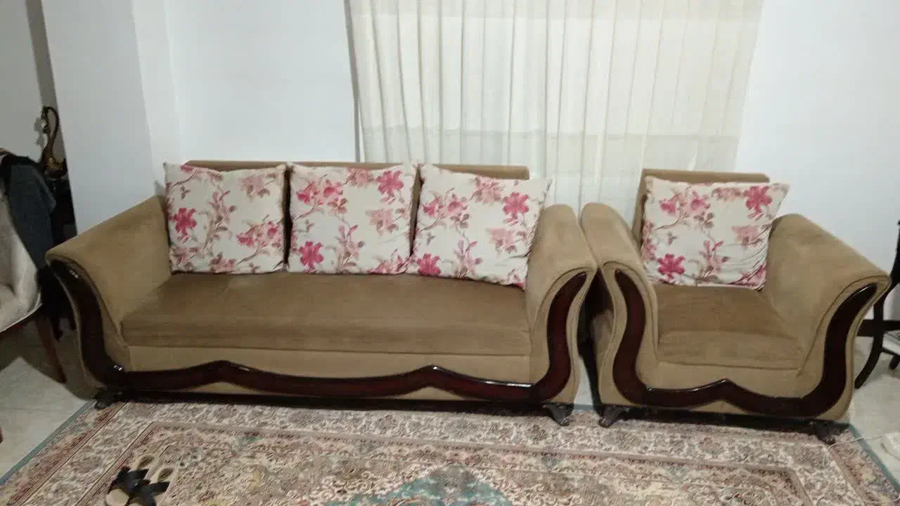 مبلمان ۷نفره|مبلمان خانگی و میز عسلی|قائمشهر, |دیوار