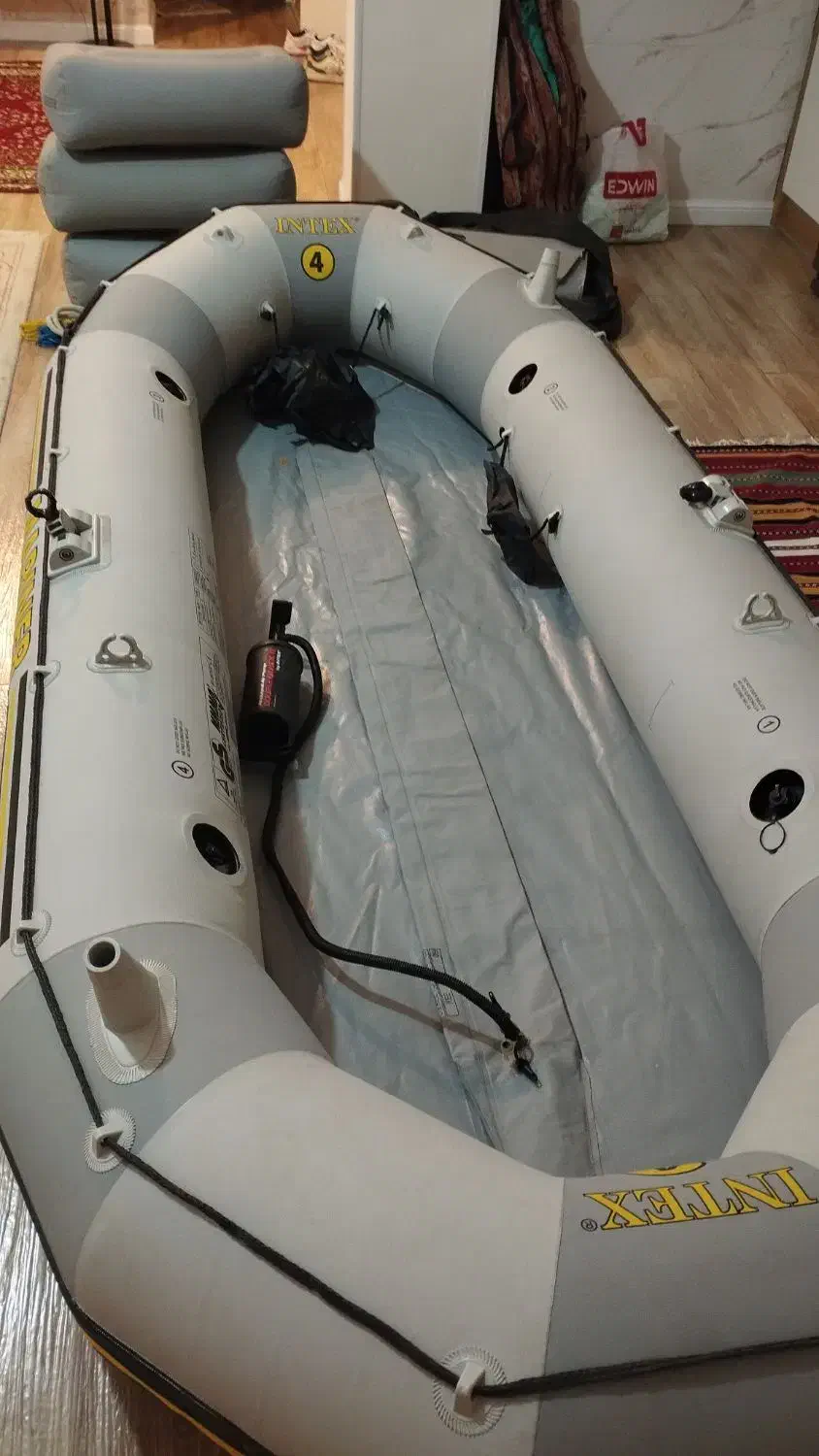 قایق بادی اینتکس مارینر|قایق و سایر وسایل نقلیه|گرگان, |دیوار