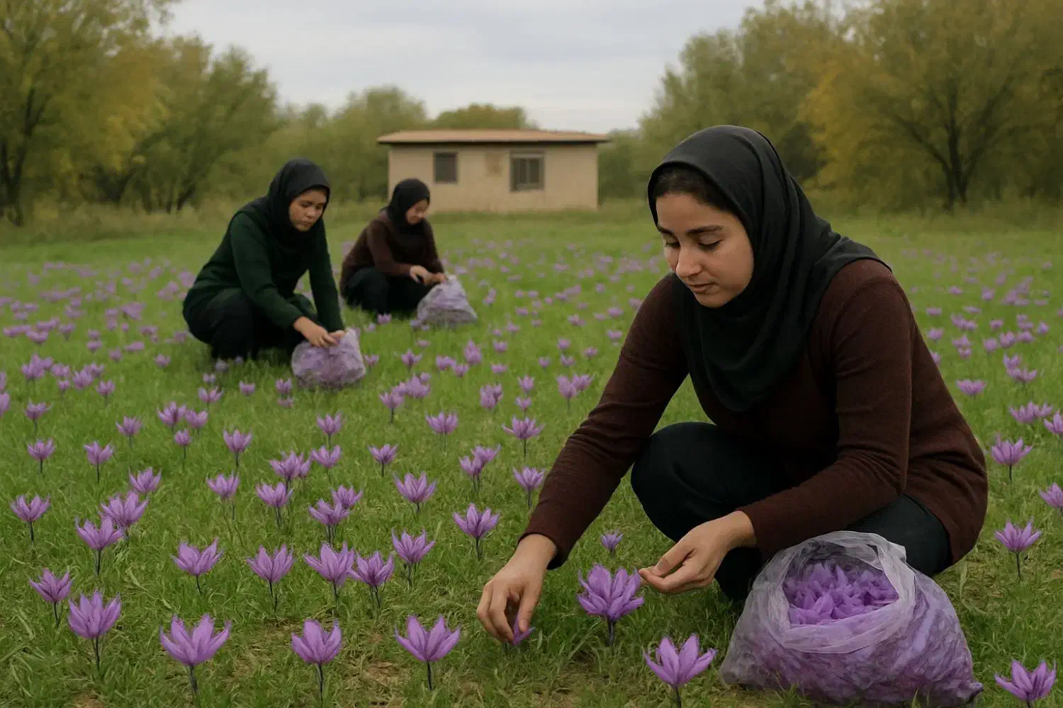 گل زعفران تازه|خوردنی و آشامیدنی|گلپایگان, |دیوار