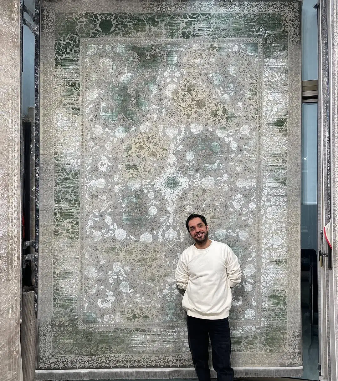 فرش زرنگار پتینه جدید۱۲۰۰شانه جدید طرح سال|فرش|بوشهر, |دیوار