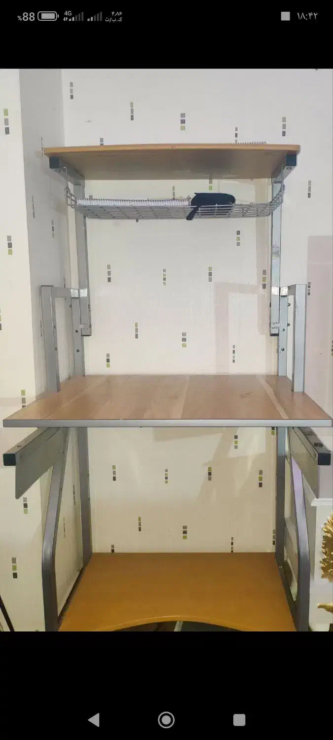 میز تلویزیون و میز تحریر بهمراه صندلی|میز تحریر و کامپیوتر|قزوین, |دیوار