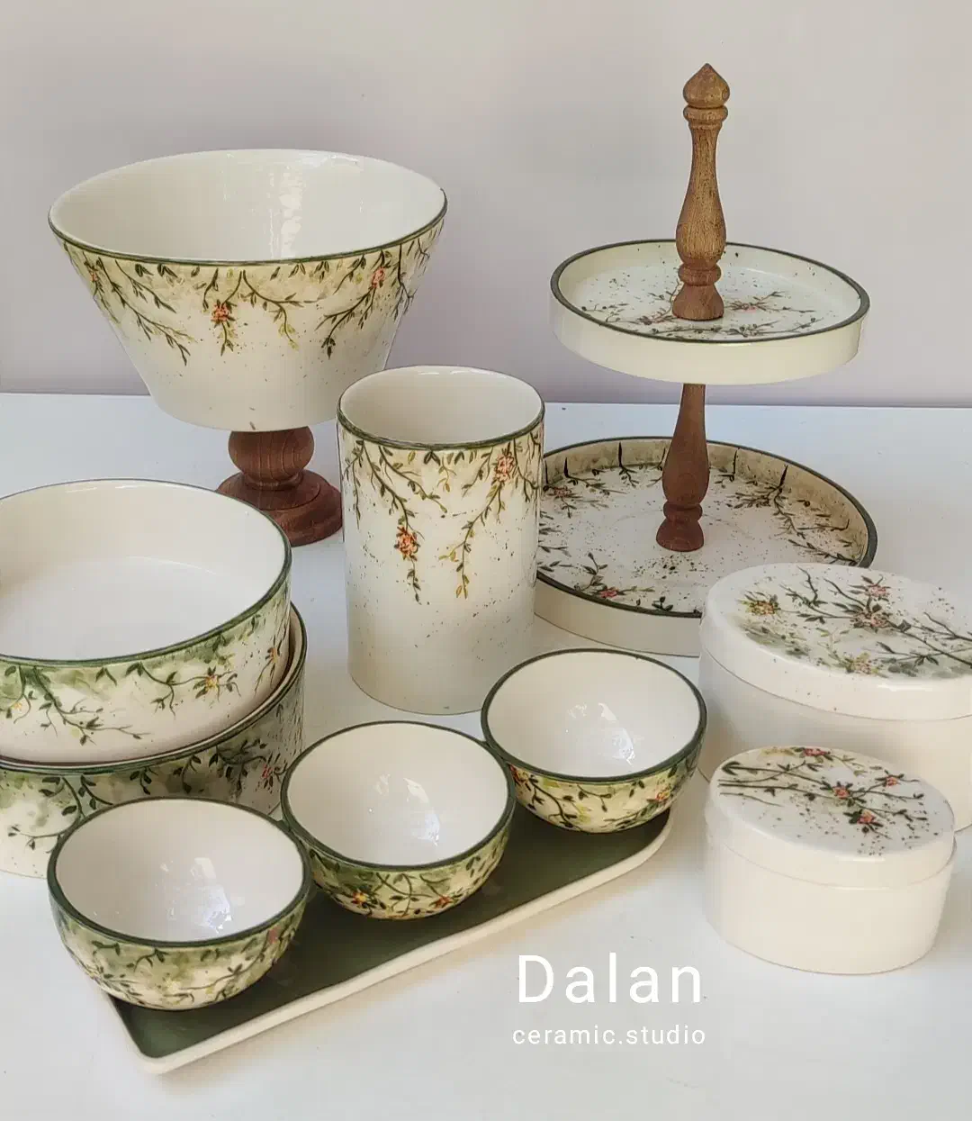 ظروف سرامیک  ،طرح باغ گلدان|صنایع دستی و سایر لوازم تزئینی|مشهد, انقلاب|دیوار