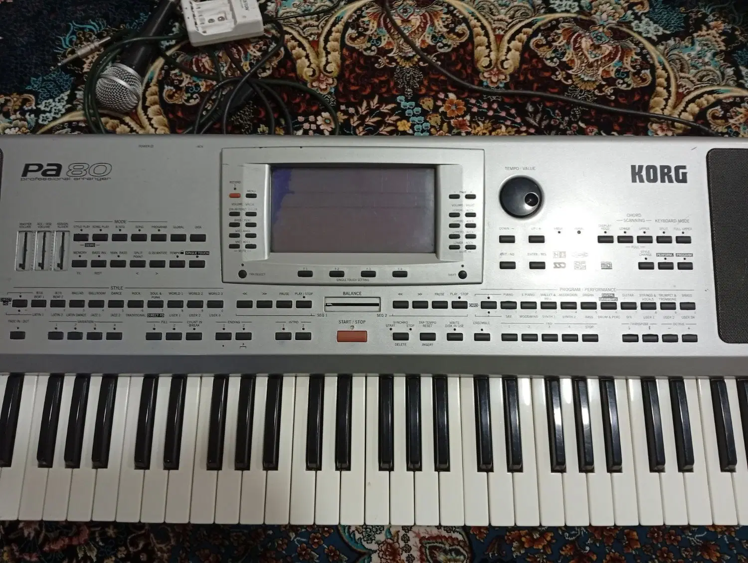 korg.  pa80|پیانو، کیبورد، آکاردئون|مهاباد (آذربایجان غربی), |دیوار