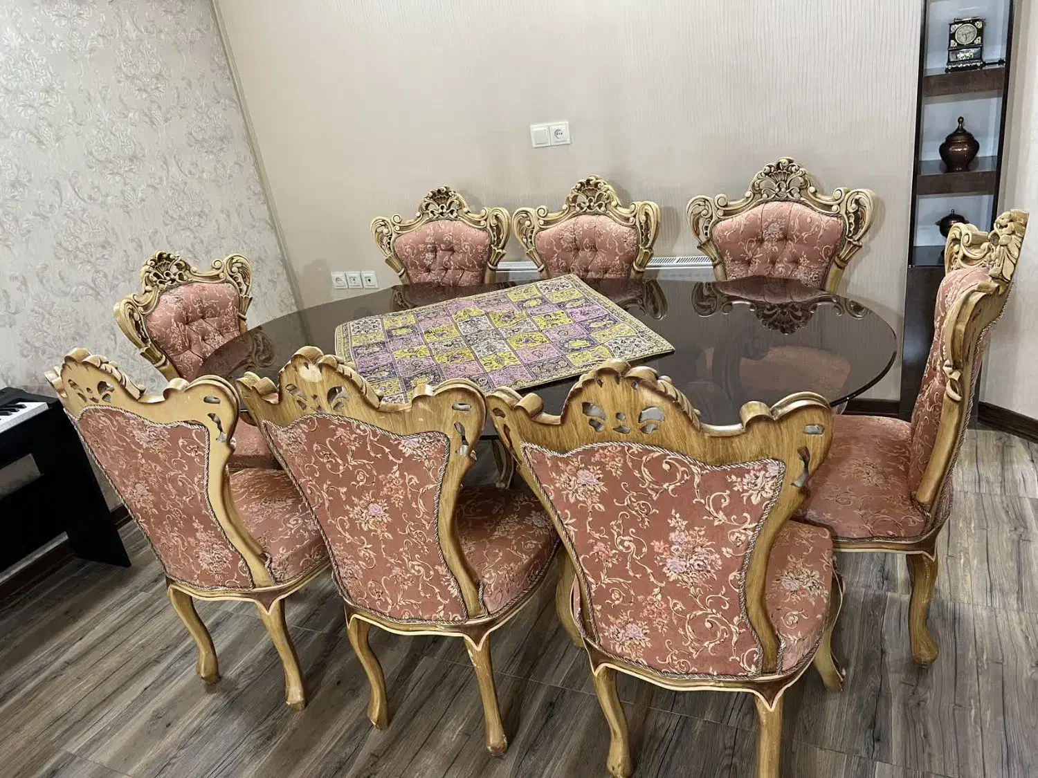 ست مبلمان ۹ نفره با ناهار خوری ۸ نفره|مبلمان خانگی و میز عسلی|مبارکه, |دیوار