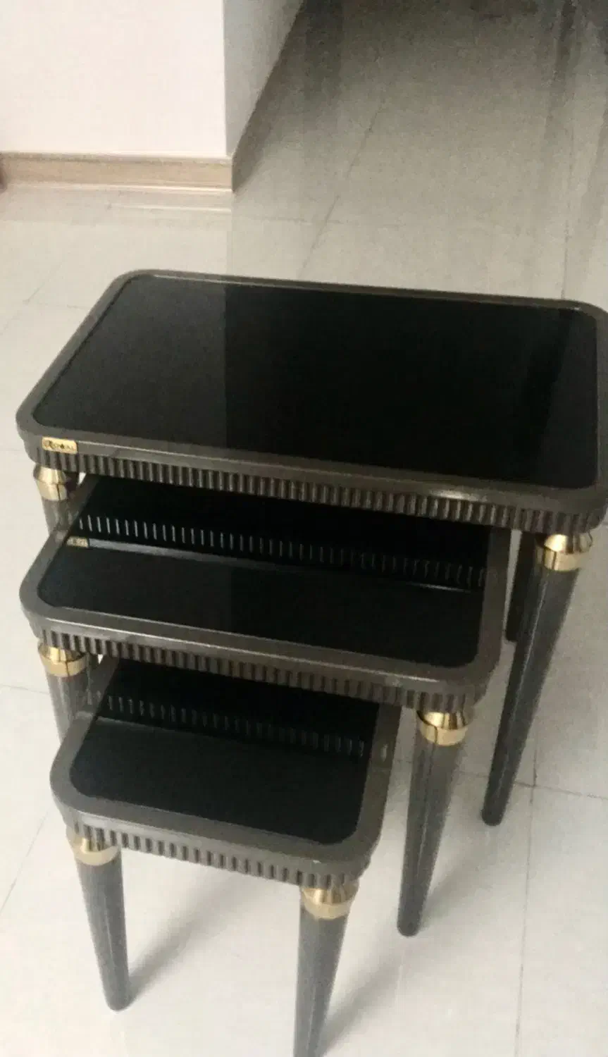 فروش ۳ عدد میز عسلی و یک میز وسط و میز تلویزیون ست|مبلمان خانگی و میز عسلی|قائم‌شهر, |دیوار