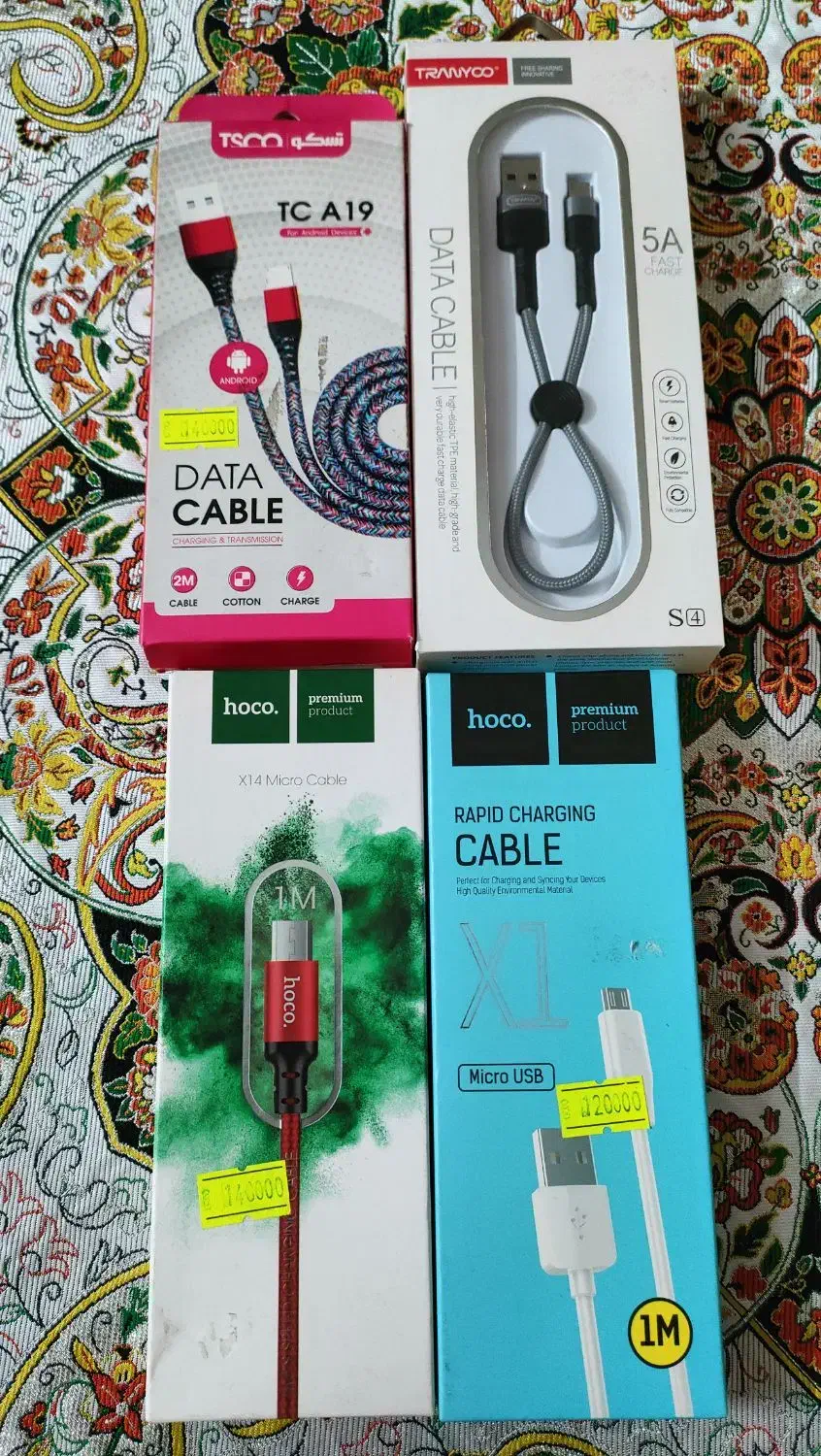 کابل شارژ آیفون و اندروید( لایتینگ تایپ سی میکرو )|لوازم جانبی موبایل و تبلت|قائمشهر, |دیوار