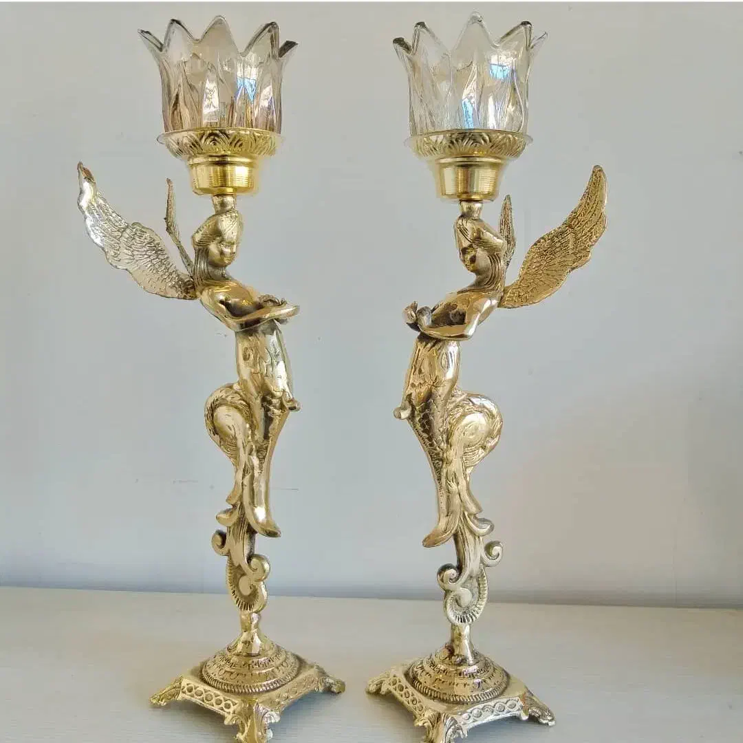 شمعدان برنز نو نو|صنایع دستی و سایر لوازم تزئینی|دره شهر, |دیوار