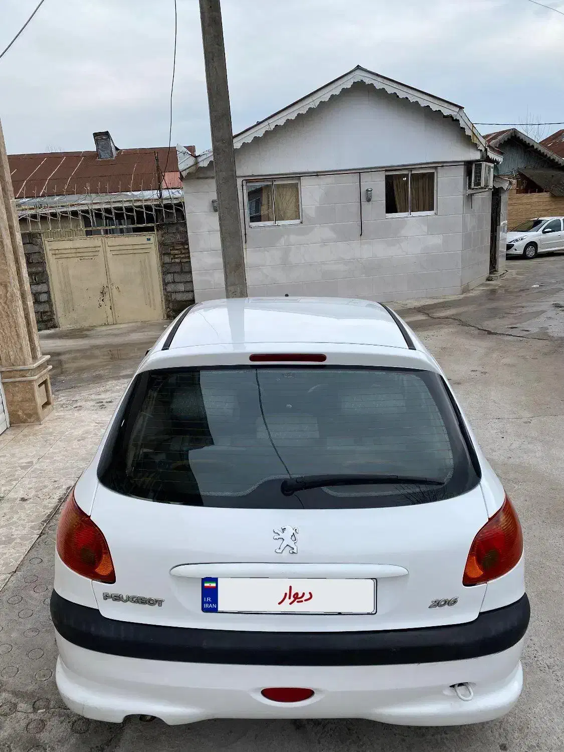 ۲۰۶ بیرنگ بی ضربه مدل ۹۲ تیپ ۵ سالم|خودرو سواری و وانت|آستانه اشرفیه, |دیوار