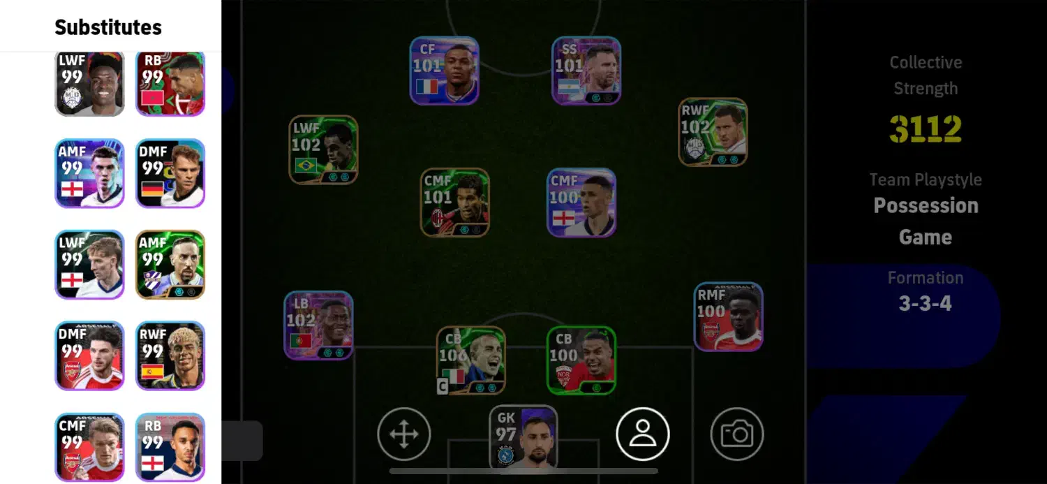 پی اس (ای فوتبال)طاق با فریفایر|کنسول، بازی ویدئویی و آنلاین|اهرم, |دیوار