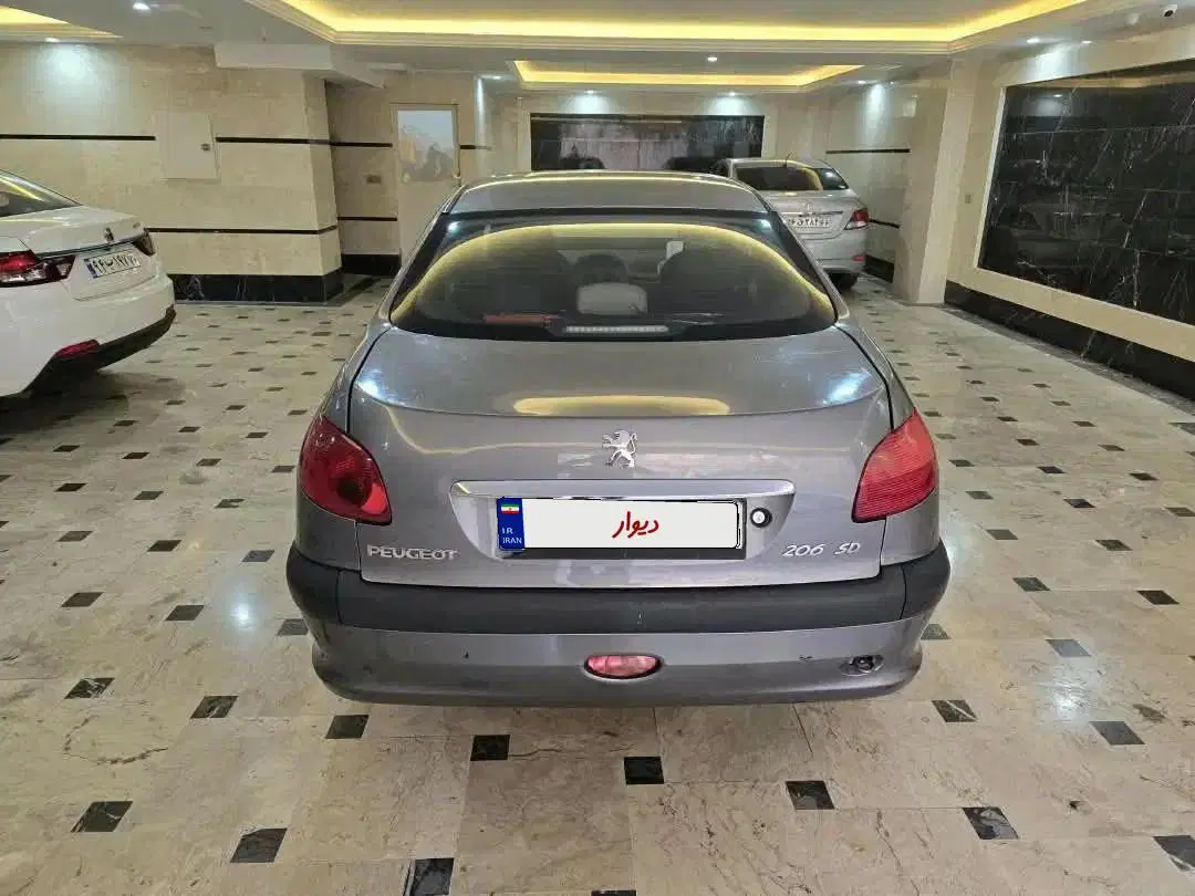 206 sd اتومات مدل ۱۳۸۹ v8|خودرو سواری و وانت|تهران, جنتآباد جنوبی|دیوار