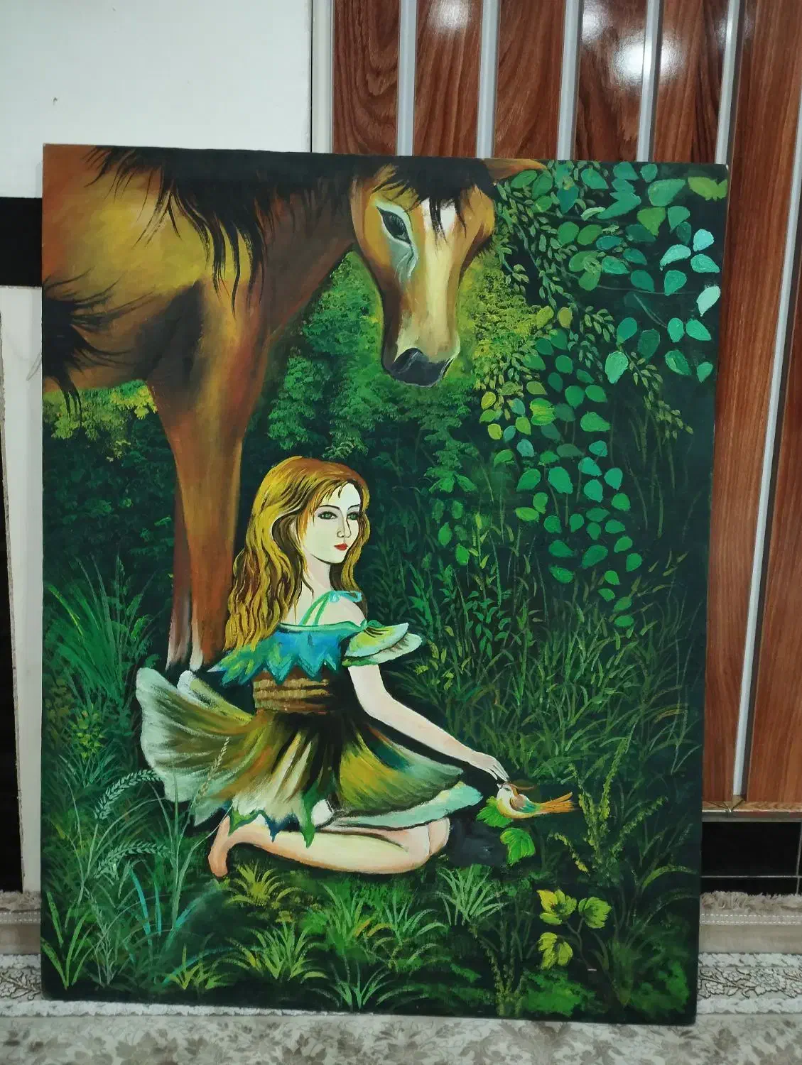 تابلو نقاشی با رنگ روغن|تابلو، نقاشی، عکس|خزل, |دیوار