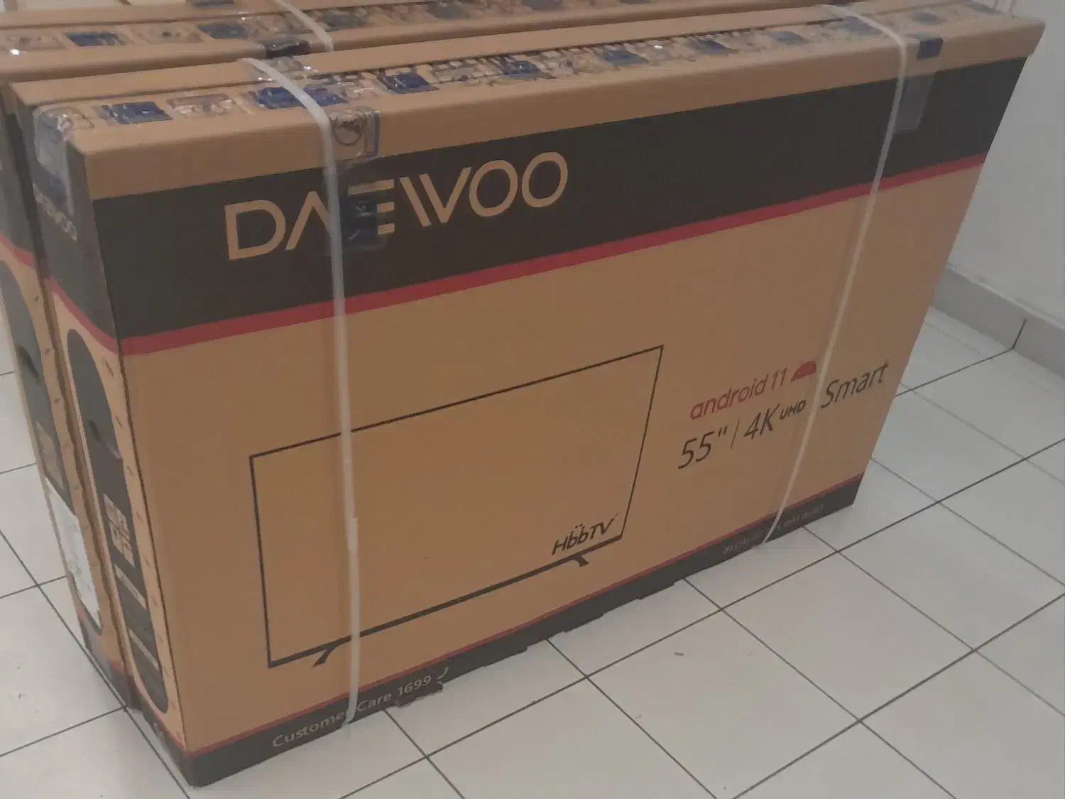 دوو ۵۵ اینچ آکبند هوشمند و اندروید ۱۱|تلویزیون و پروژکتور|تهران, فردوس|دیوار