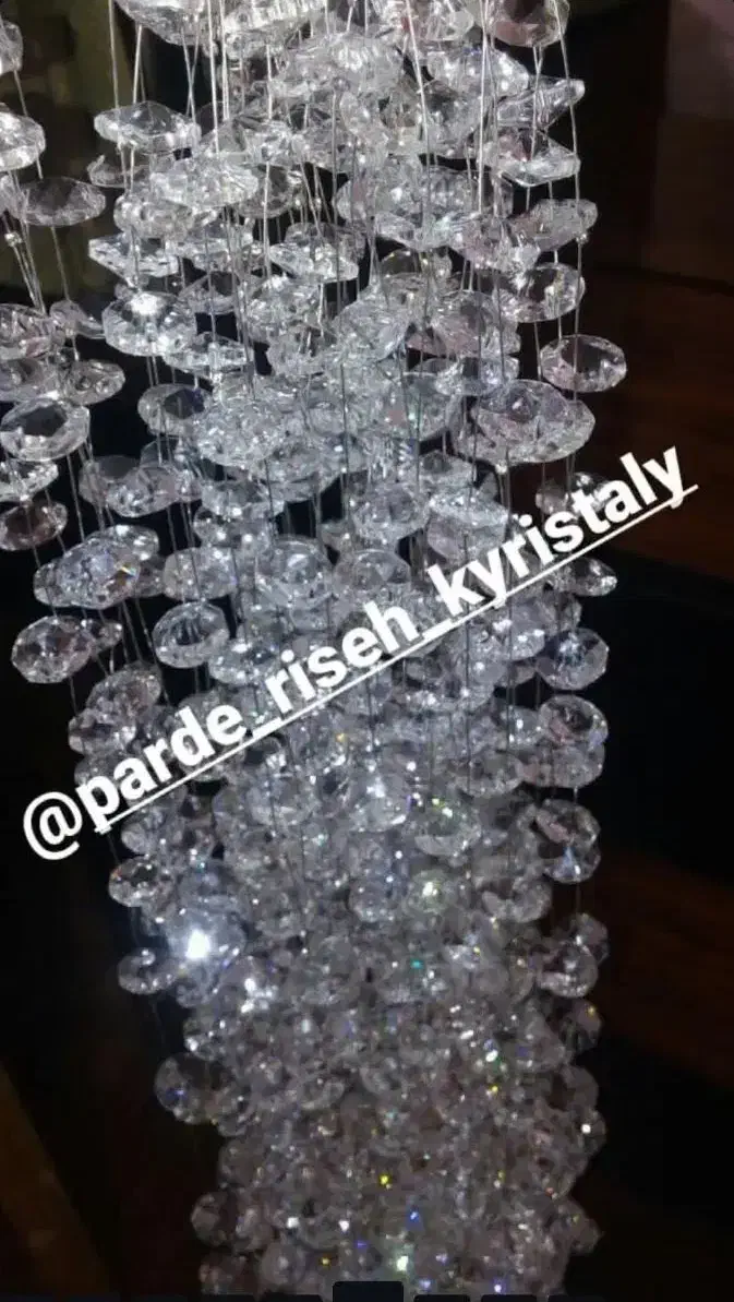 ریسه کریستال|ریسه و چراغ تزئینی|خلخال, |دیوار