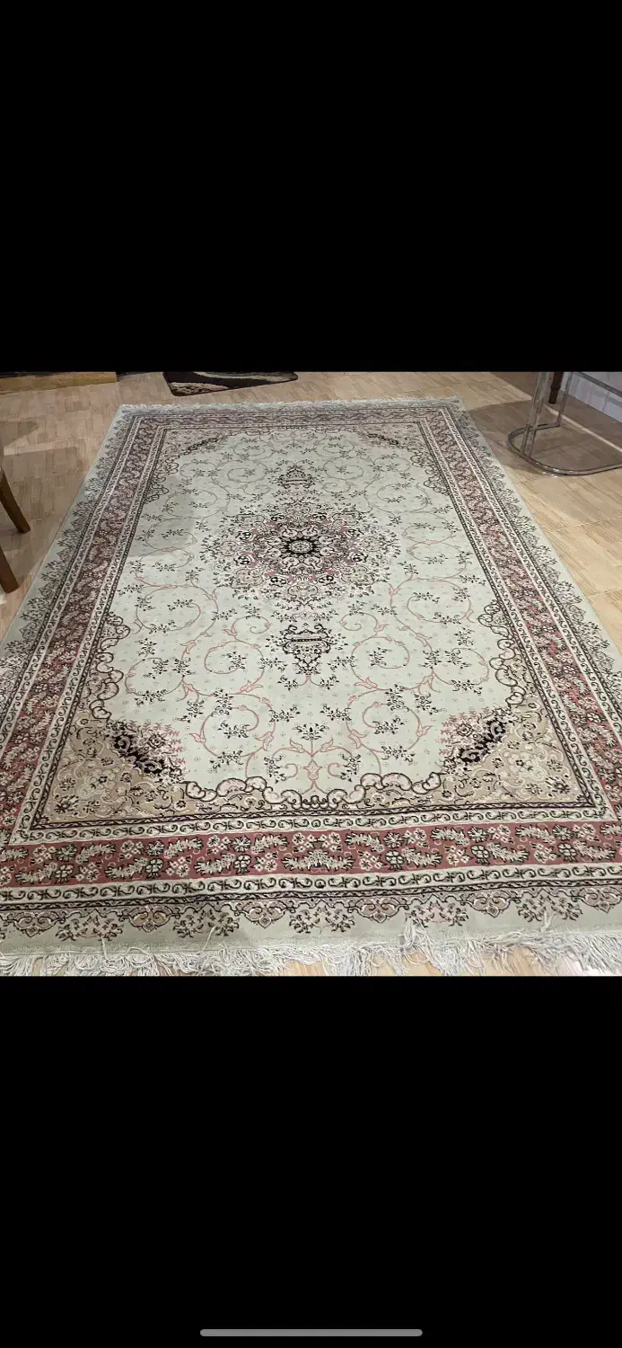 فرش ۶متری رنگ کرم|فرش|قائم‌شهر, |دیوار