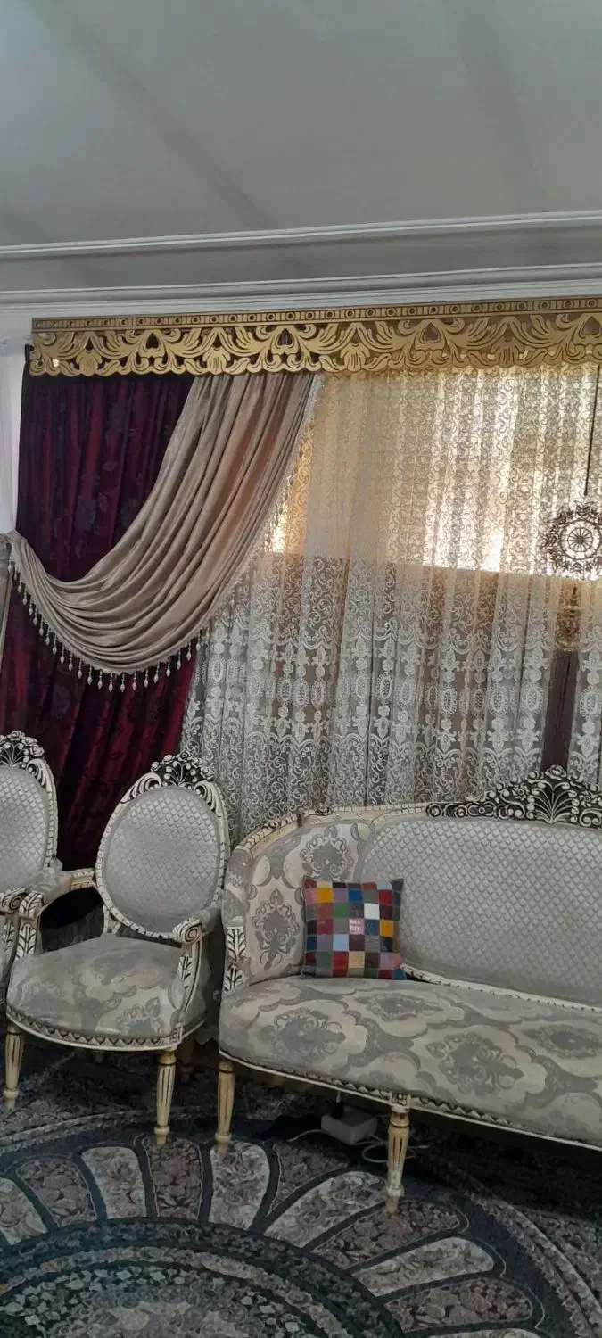 پرده|پرده، رانر، رومیزی|ورامین, خیر آباد|دیوار