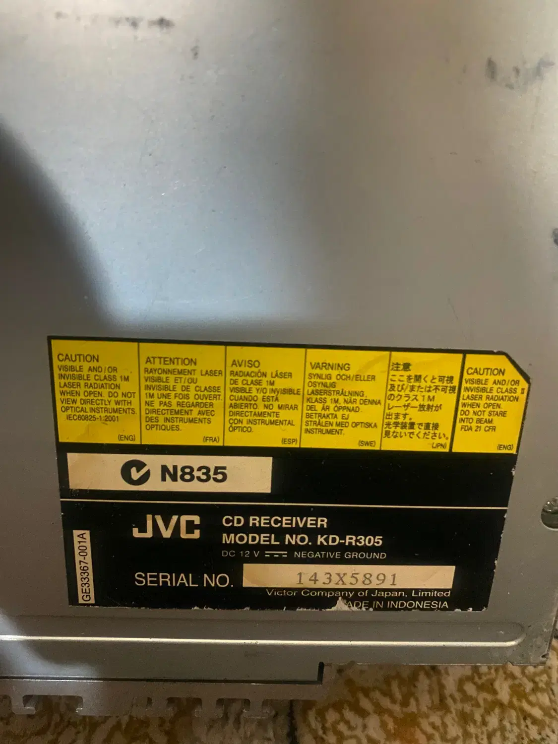 ظبط JVC|پخش‌کننده همراه|تهران, ارم|دیوار
