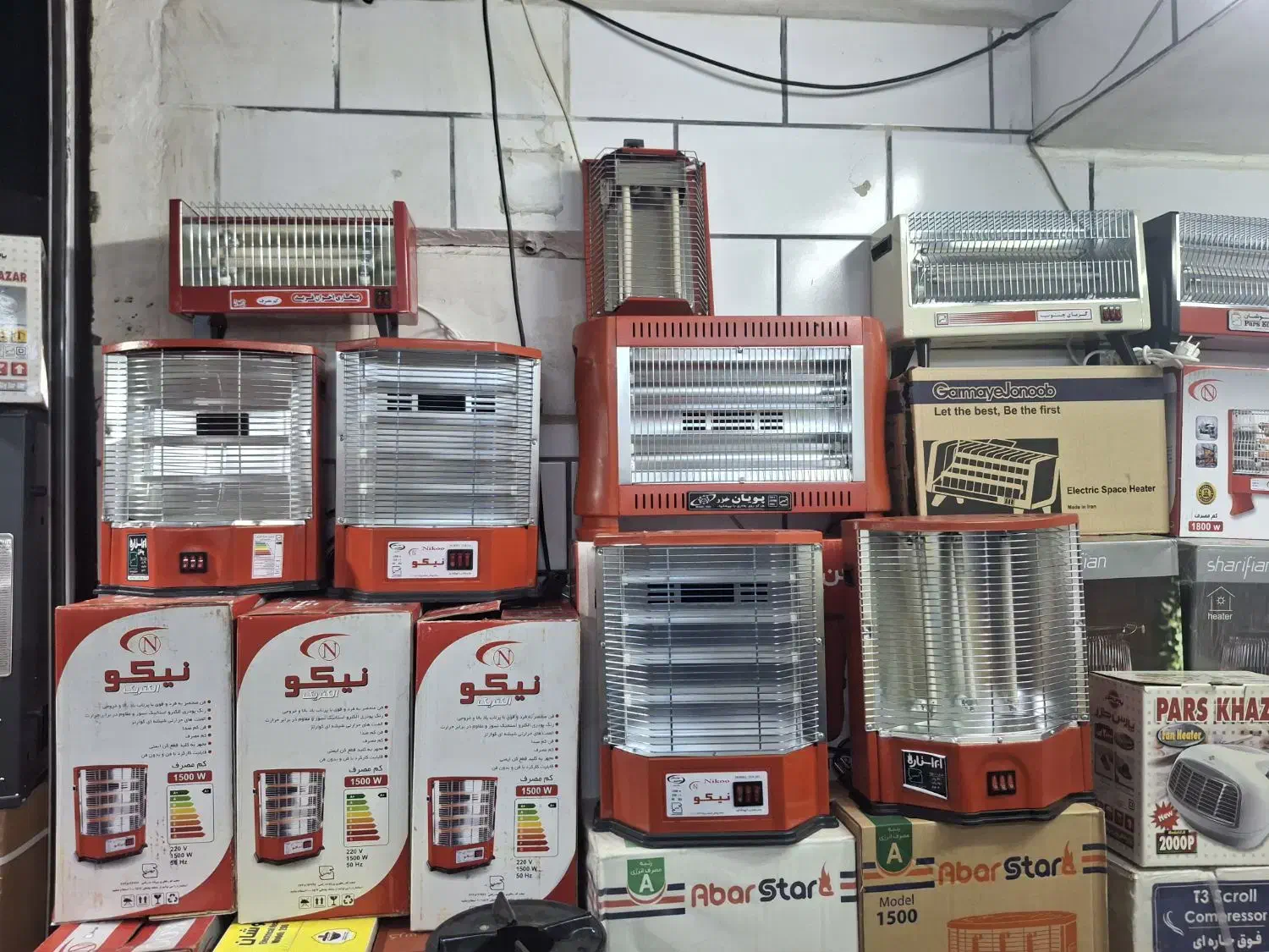 انواع هیتر و بخاری برقی وشوفاژ|بخاری، هیتر، شومینه|اهواز, نادری|دیوار