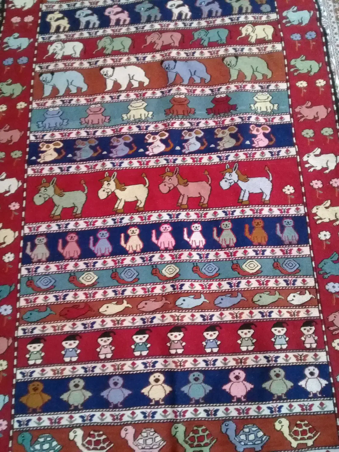 ورنی|گلیم، جاجیم، گبه|خدا آفرین, |دیوار