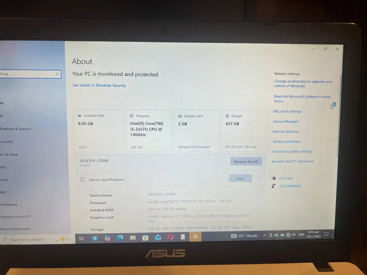 لپ تاپ ایسوس|رایانه همراه|تهران, کامرانیه|دیوار