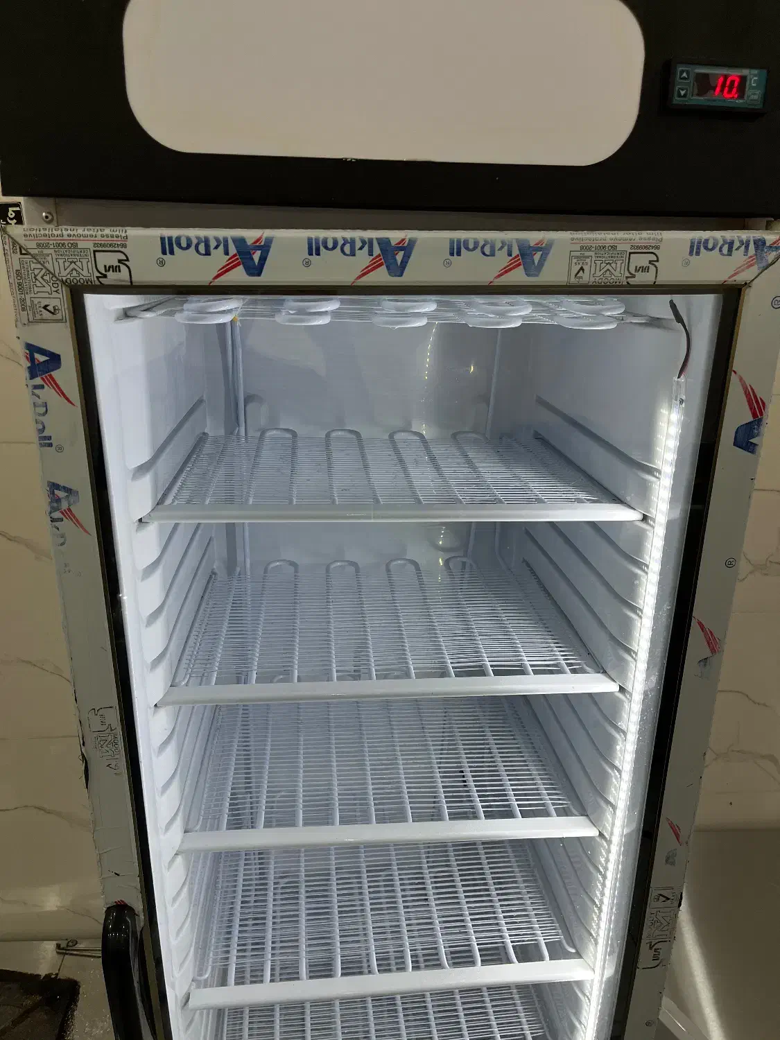 یخچال فریزر ایستاده درب طلایی فروشگاهی|فروشگاه و مغازه|تهران, شهرک ابوذر|دیوار