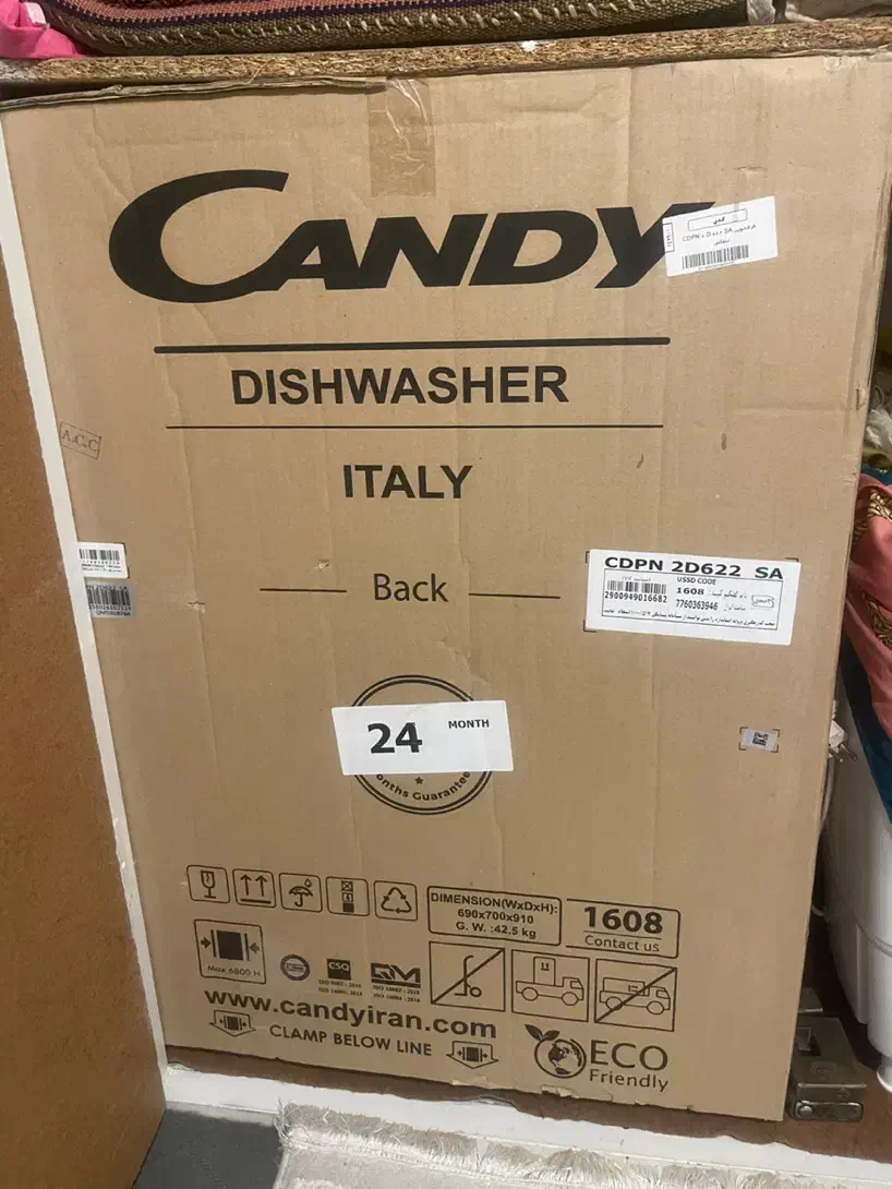 ماشین ظرفشویی کندی 622|ماشین ظرفشویی|مشکین‌دشت, |دیوار