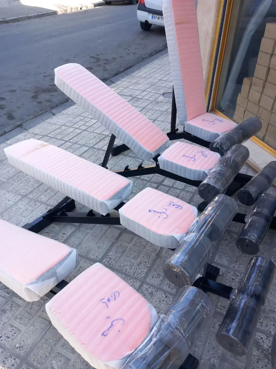 میز نیمکت مدرج بدنسازی دمبل ۵ حالته طرح باشگاهی|تجهیزات ورزشی|تهران, افسریه شمالی|دیوار