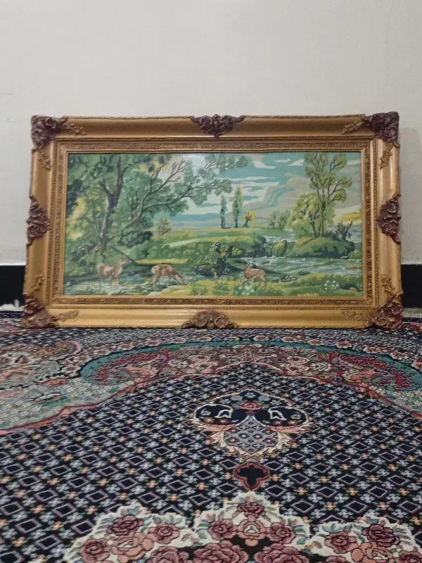 تا بلاو نو نو بدون زدگی وخط خشی تمیز|تابلو فرش|خرم‌آباد, |دیوار