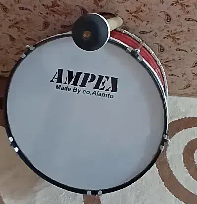 طبل معمولی محرم|درام و پرکاشن|دزفول, |دیوار