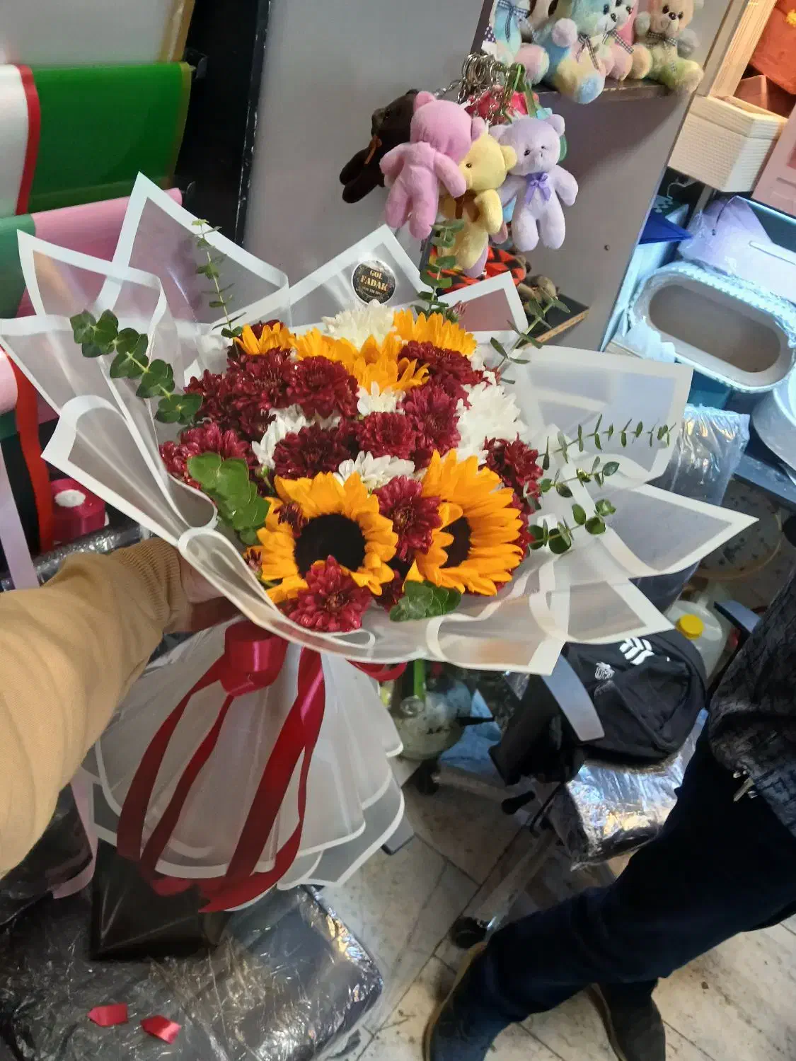 دسته گل طبیعی|گل مصنوعی|ارومیه, |دیوار