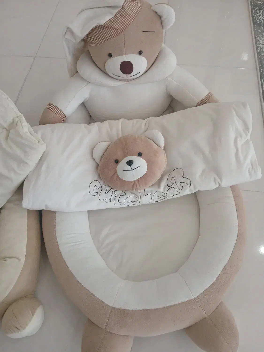 تشک گارد دار عروسکی و قنداق سوئیسی|اسباب و اثاث بچه|مشکیندشت, |دیوار