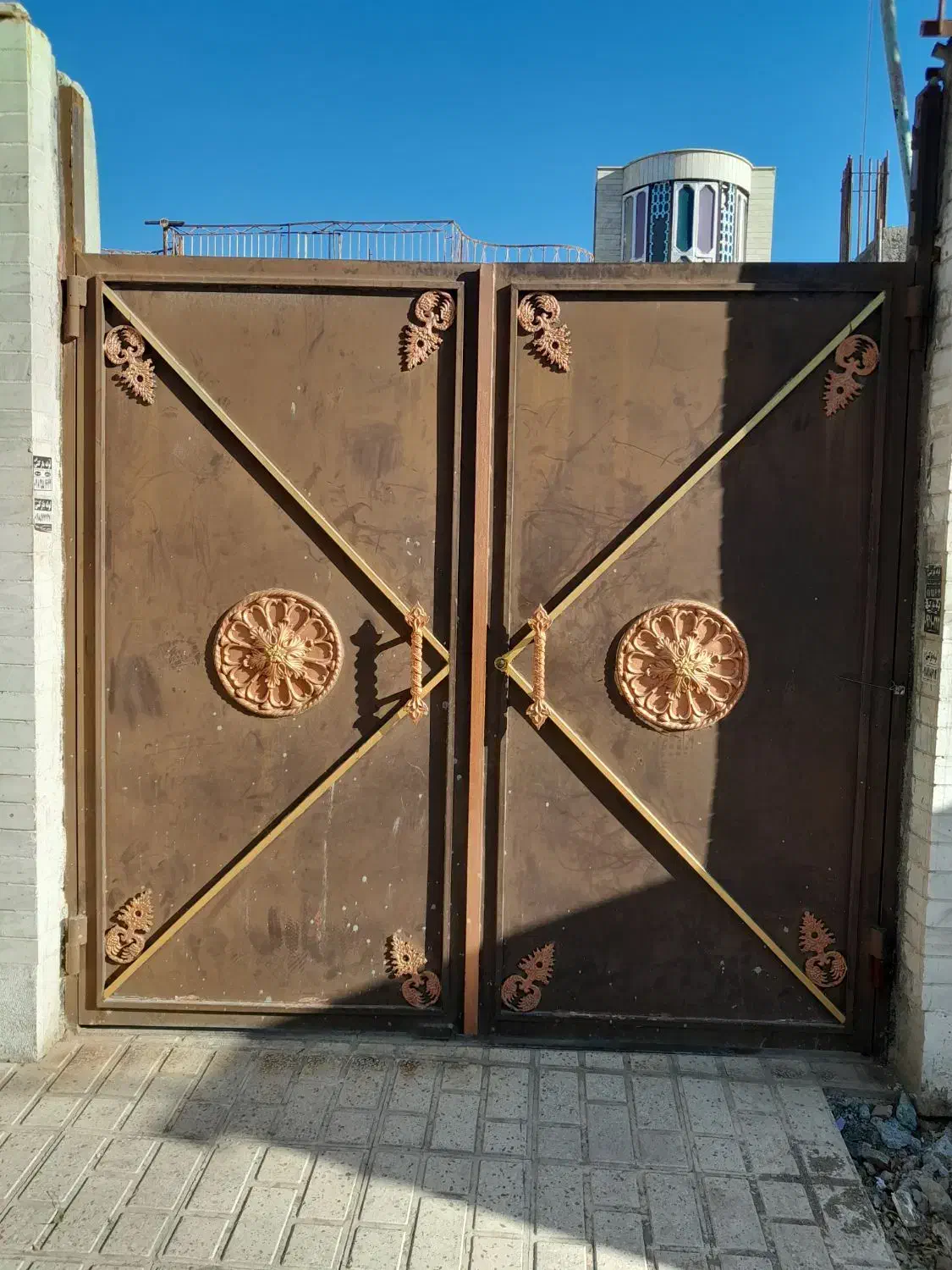 درب ماشین رو درب حیاط|مصالح و تجهیزات ساختمان|کرمانشاه, |دیوار