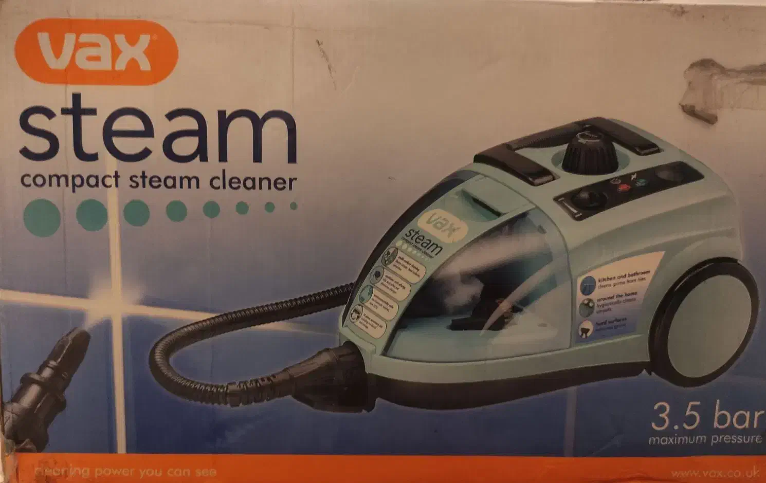بخار شور Vax اصل انگلیس|جاروبرقی، جارو شارژی، بخارشو|تهران, یوسفآباد|دیوار