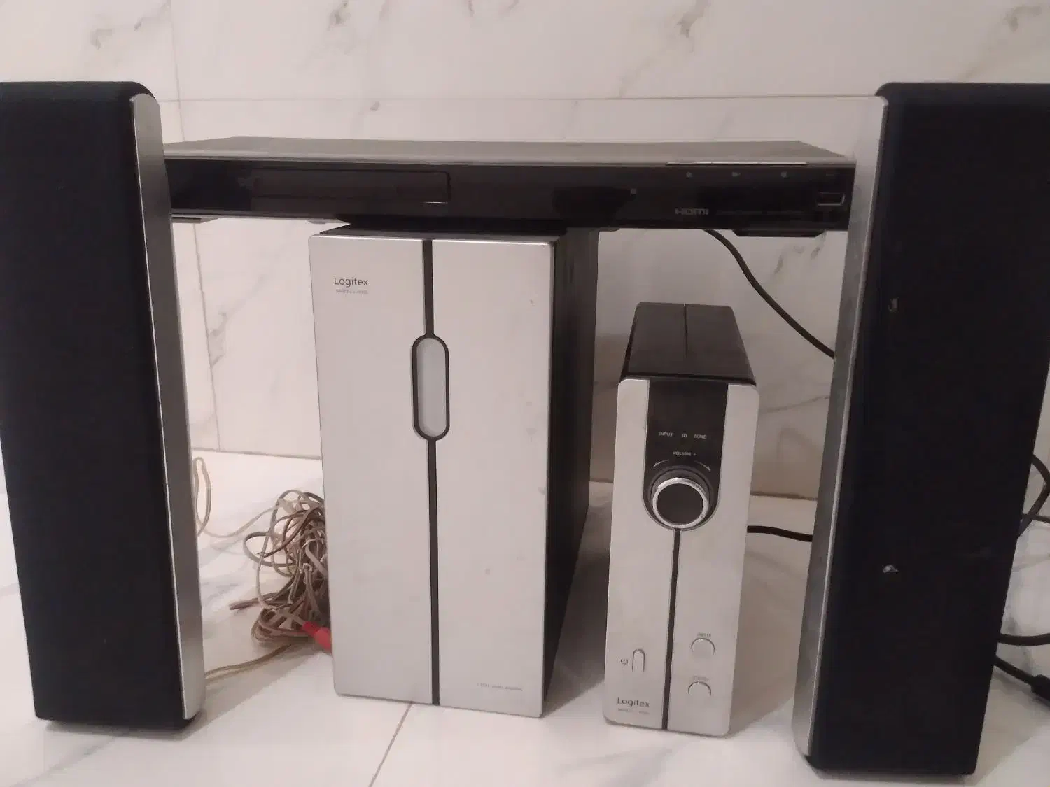 اسپیکر سینما خانواده با دی وی دی|سیستم صوتی خانگی|رباطکریم, الارد|دیوار